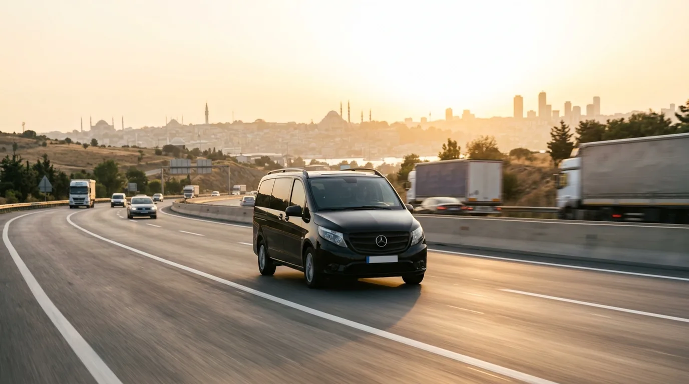 İstanbul Havalimanı'ndan şehir merkezine VIP transfer yolculuğu